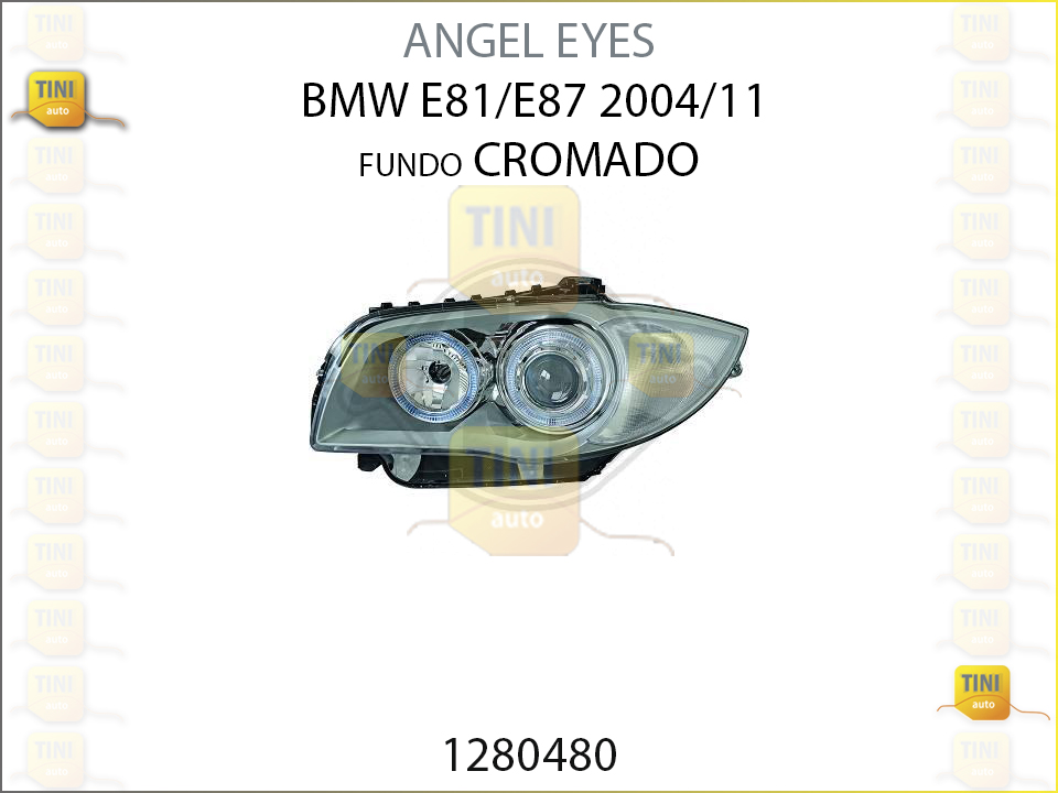 ANGEL EYES BMW E81/87 2004/11 FD.CROMADO