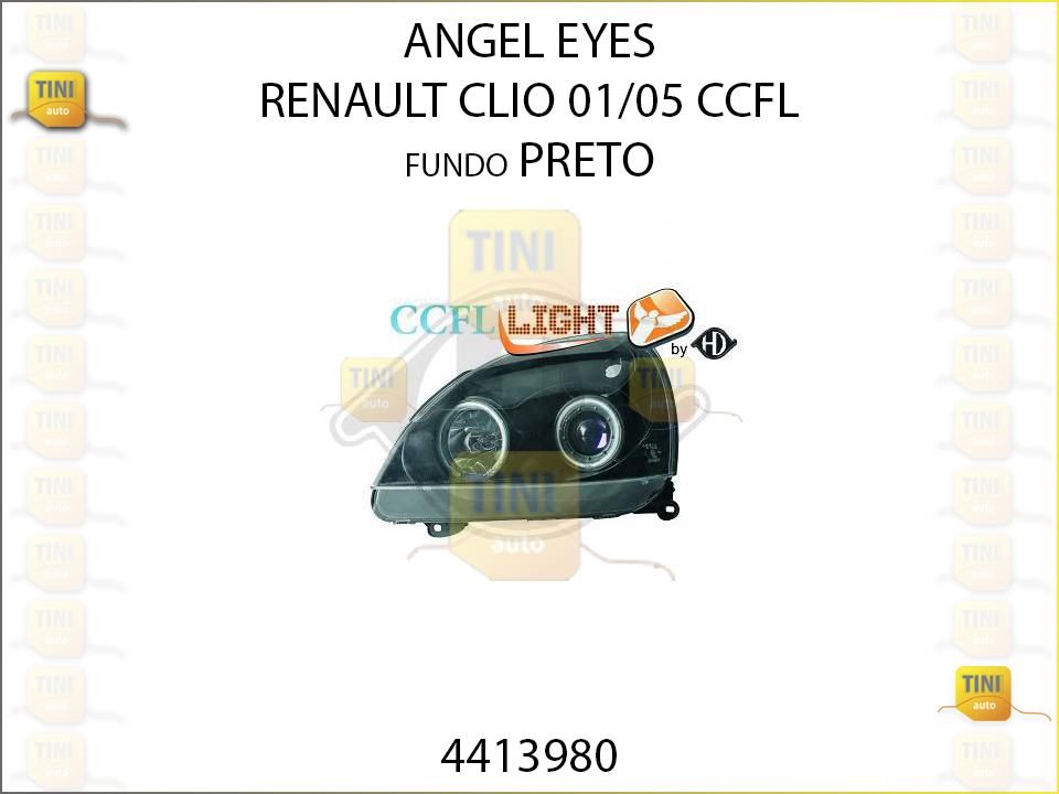 ANGEL EYES RENAULT CLIO 01/05 FD.PRETO CCFL 