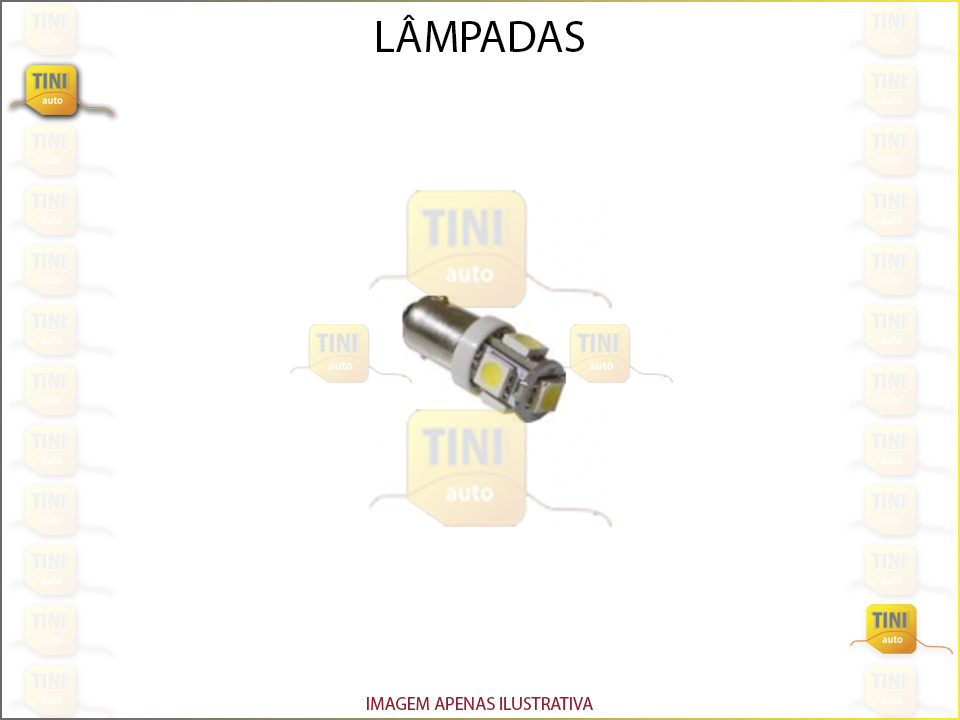 LAMPADAS 12/5 5 SMD PAR C/CASQ T4 