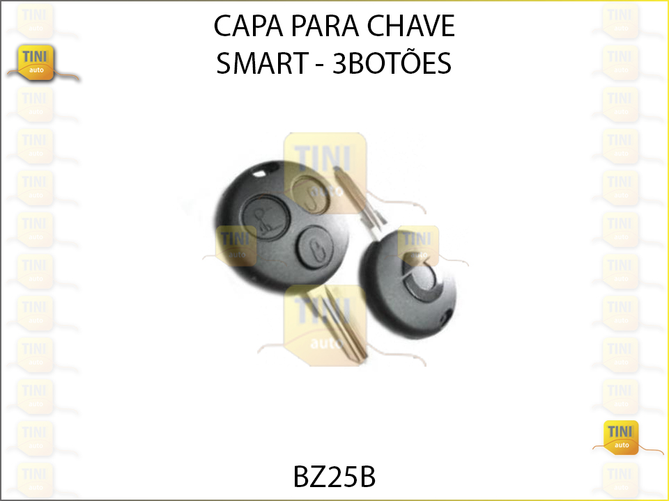 CAPA CHAVE SMART 3 BOTOES