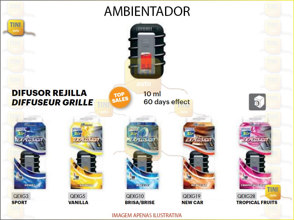 AMBIENTADOR P/GRELHA SPORT