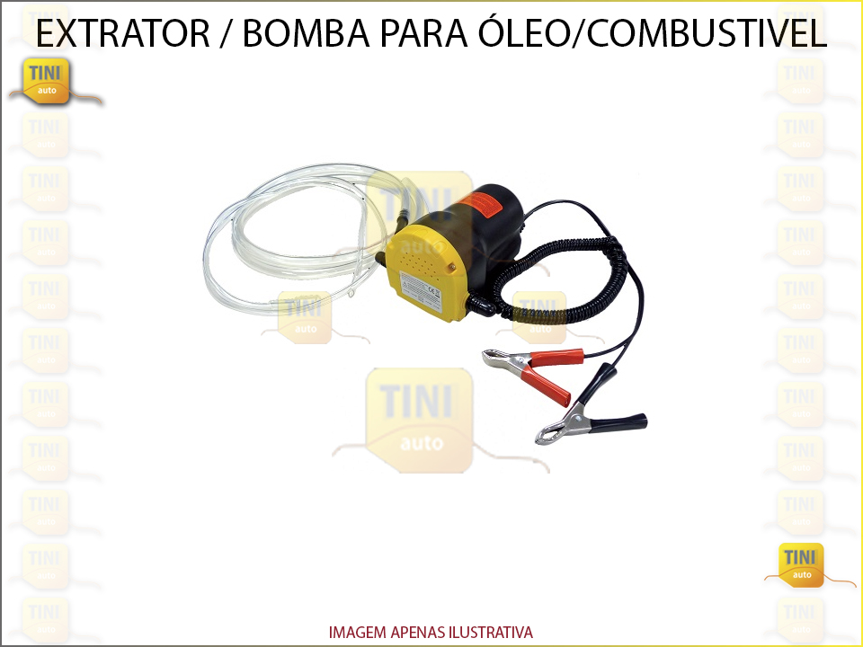 EXTRACTOR DE OLEO / GASOLINA / DIESEL 12V