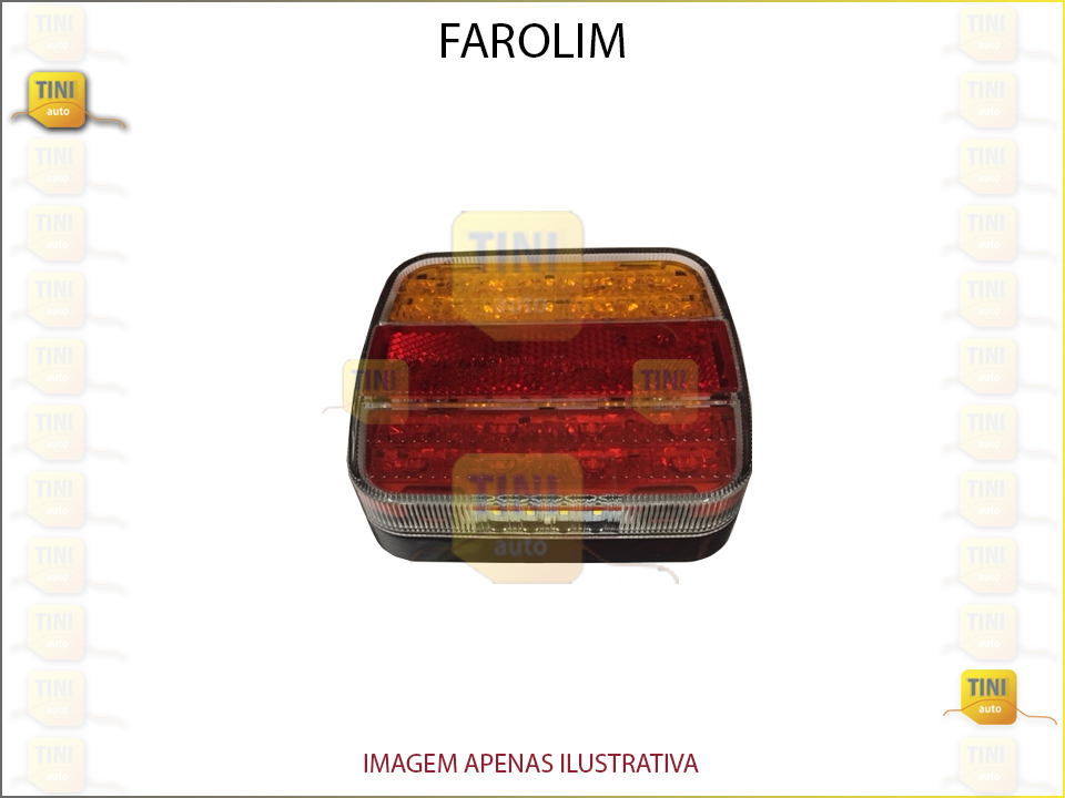 FAROLIM ATRELADO TRAS.VERM/LARANJA LED IP67