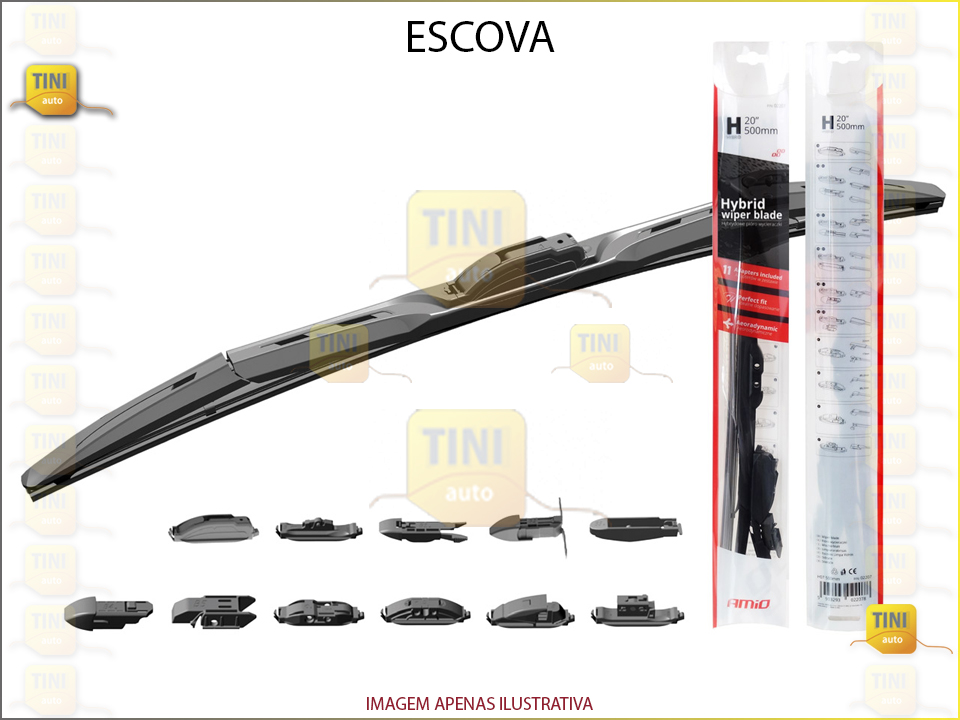 ESCOVA P/BRISA 410CM FLAT HYBRID /UNI.