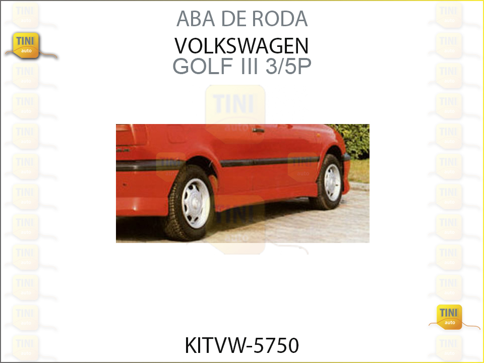 ABAS RODA VW GOLF III 3/5P