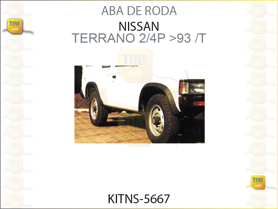 ABAS RODA NISSAN TERRANO 2/4P >93 /T