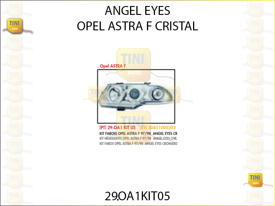 ANGEL EYES OPEL ASTRA F CRISTAL