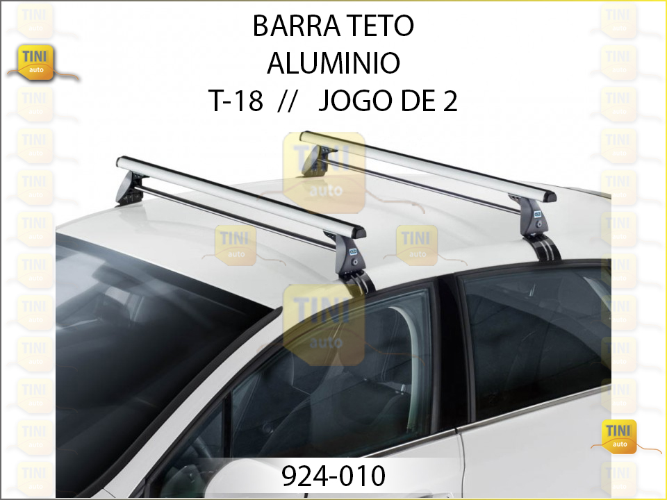 BARRAS CRUZ ALU T-98/JOGO 2