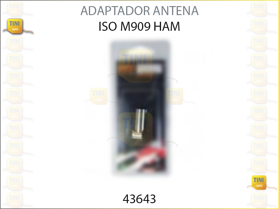 ADAPTADOR ANTENA ISO M909 HAM43643