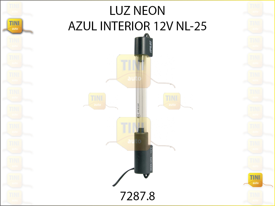 LUZ NEON AZUL INTERIOR 12V NL-25