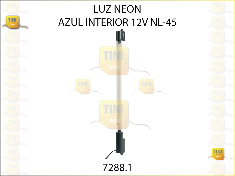 LUZ NEON AZUL INTERIOR 12V NL-45