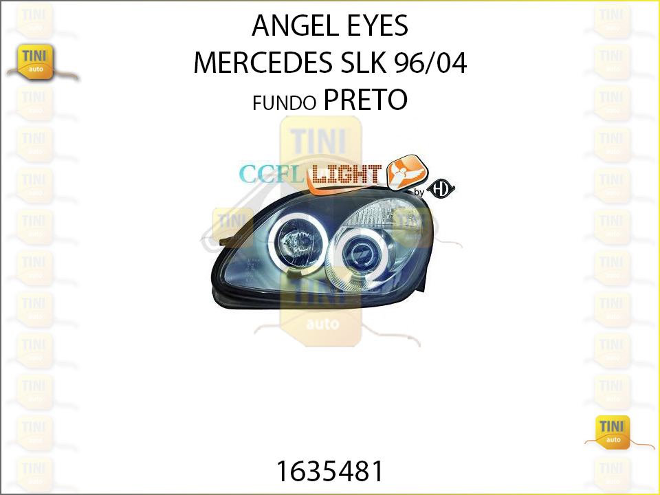 ANGEL EYES MERCEDES SLK 96-04 FUNDO PRETO