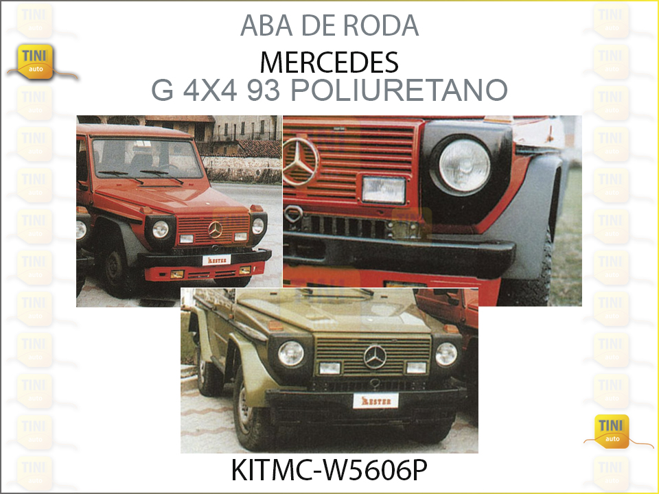 ABAS RODA MERCEDES G 4X4 93 POLUIRETANO