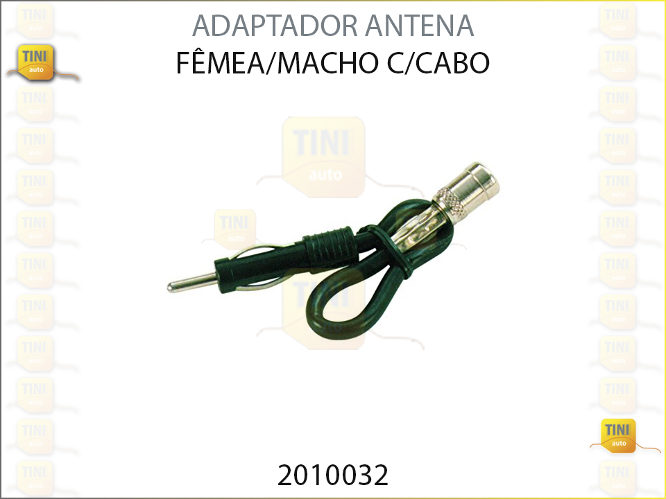 ADAPTADOR ANTENA FEMEA / MACHO C/CABO