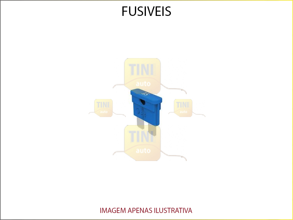 FUSIVEIS T/FICHA AVULSO 15 AMP.