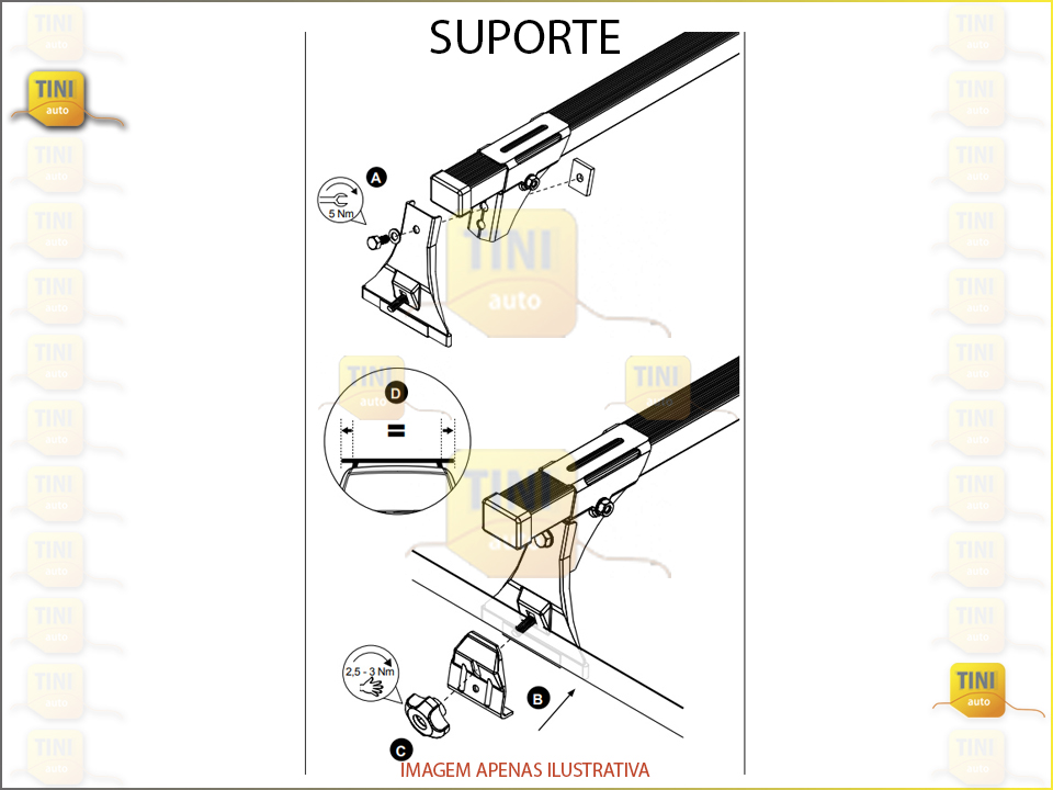 SUPORTES UNIVERSAIS P/CALHA AGUA