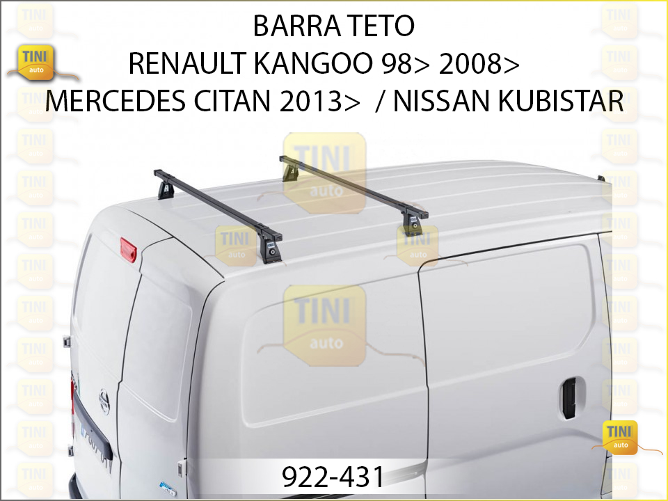 BARRAS RENAULT KANGOO 2008>M.CITAN 2013>N.KUBISTAR