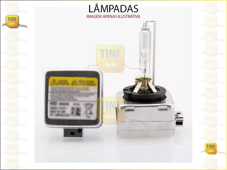 LAMPADA D1S C/BALASTRO 6000K  XT UNIDADE