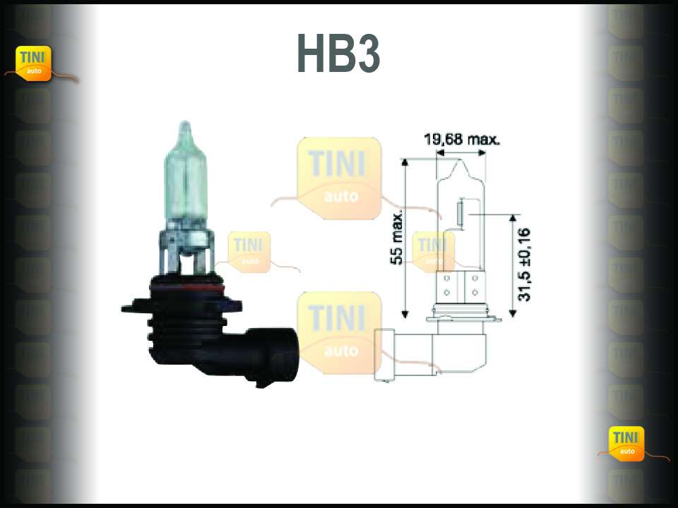 LAMPADA HB3 12V65W/AVULSO