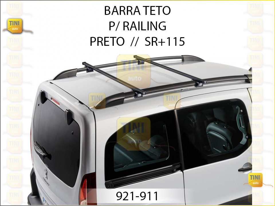 BARRAS P/RAILING PRETO SR+115 