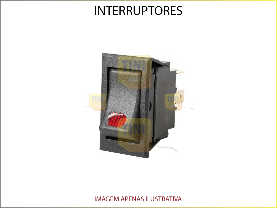 INTERRUPTOR TECLA ILUMINADO 20A