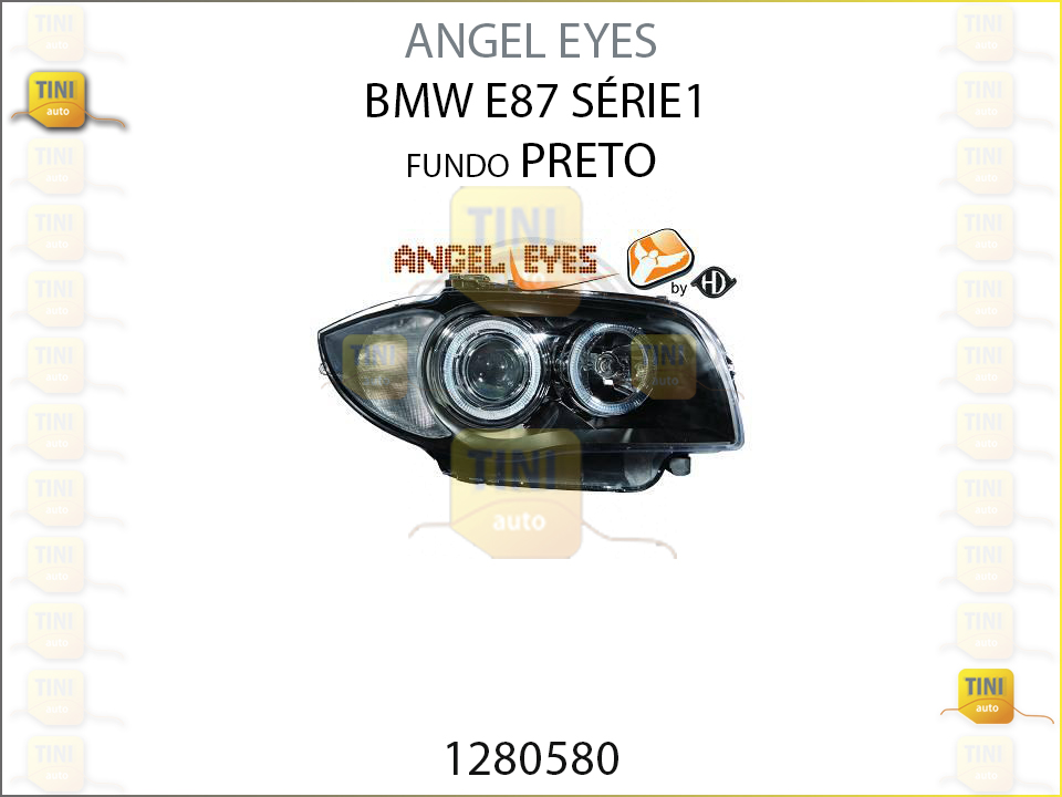 ANGEL EYES BMW E87 SERIE 1 FD.PRETO