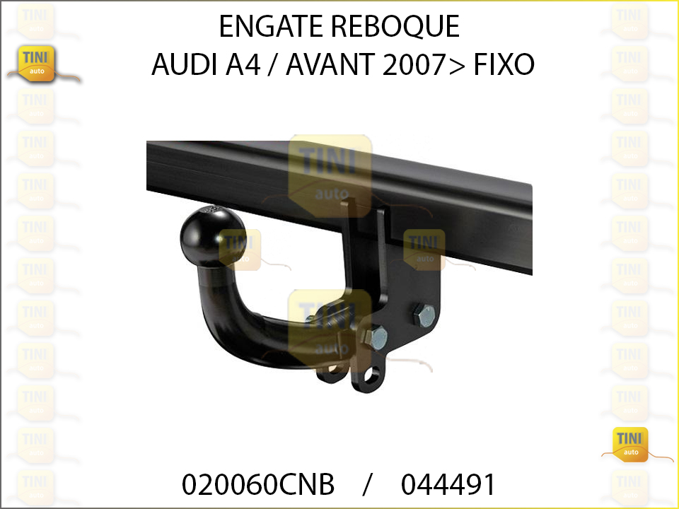 ENGATE AUDI A4 / AVANT 2007»» FIXO