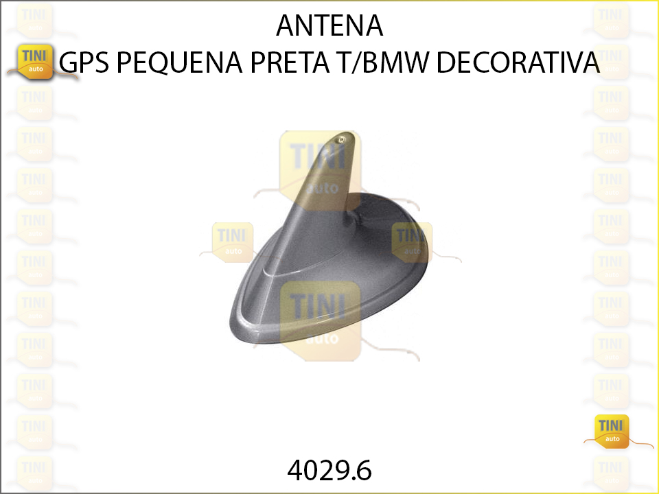 ANTENA GPS PEQUENA PRATA T/BMW DECORATIVA