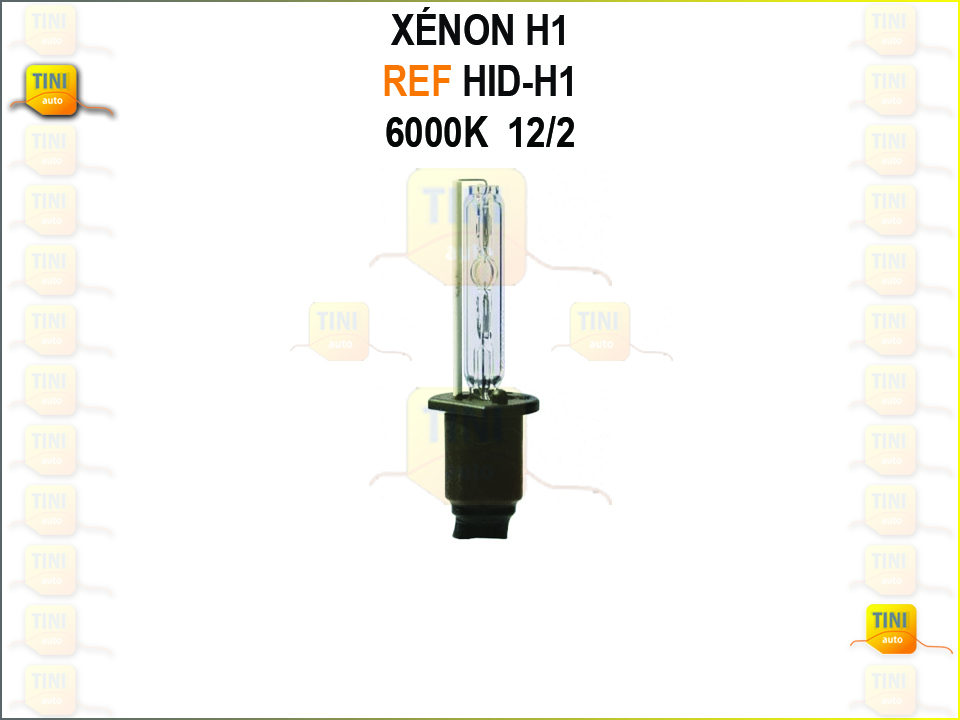 LAMPADA H1 HID XENON 6000K / AVULSO 12/24