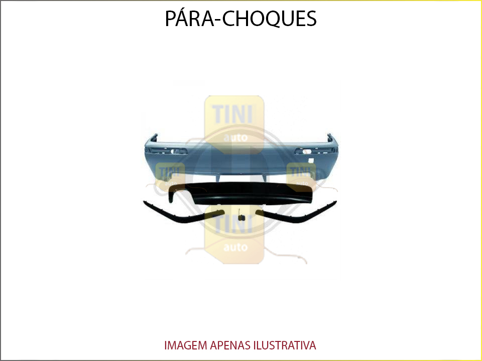 P/CHOQUE BMW E39 95/03 TRASEIRO