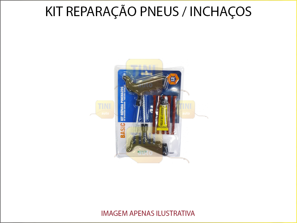 KIT REPARAÇAO PNEUS / INCHAÇOS