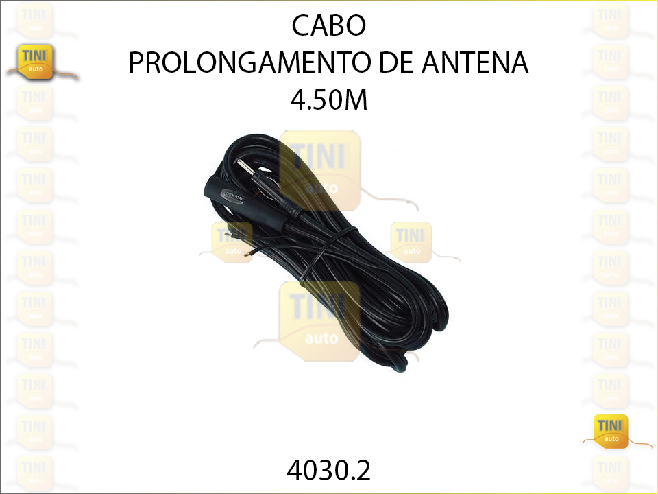 CABO PROLONGAMENTO ANTENA 4,50M