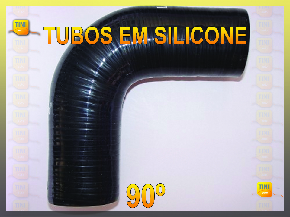 TUBO SILICONE 90º DIAMETRO 45 MM