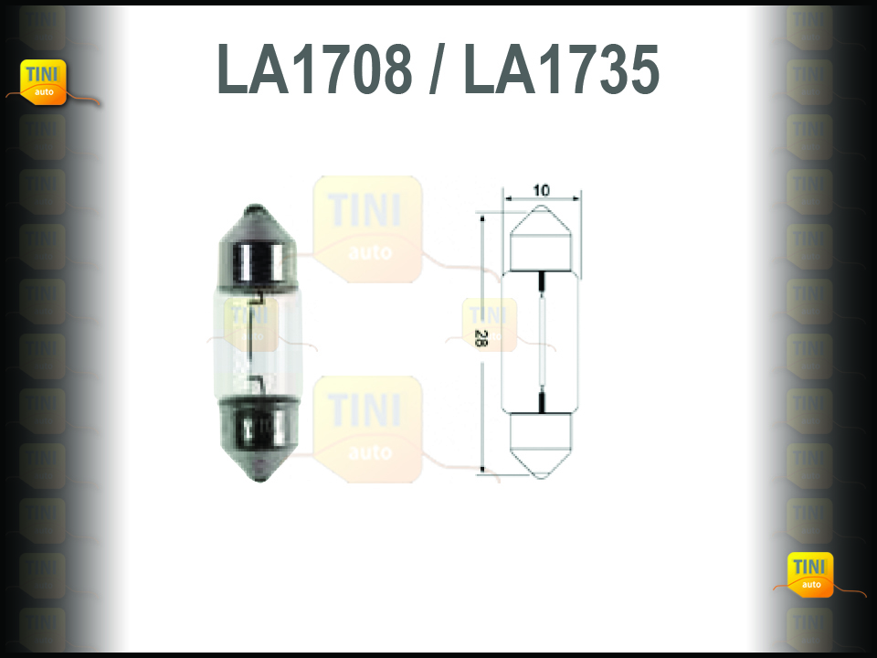 LAMPADA TUBULAR 12V 31MM