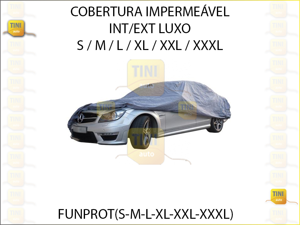 COBERTURA IMPERMEAVEL INT/EXT LUXO XXL