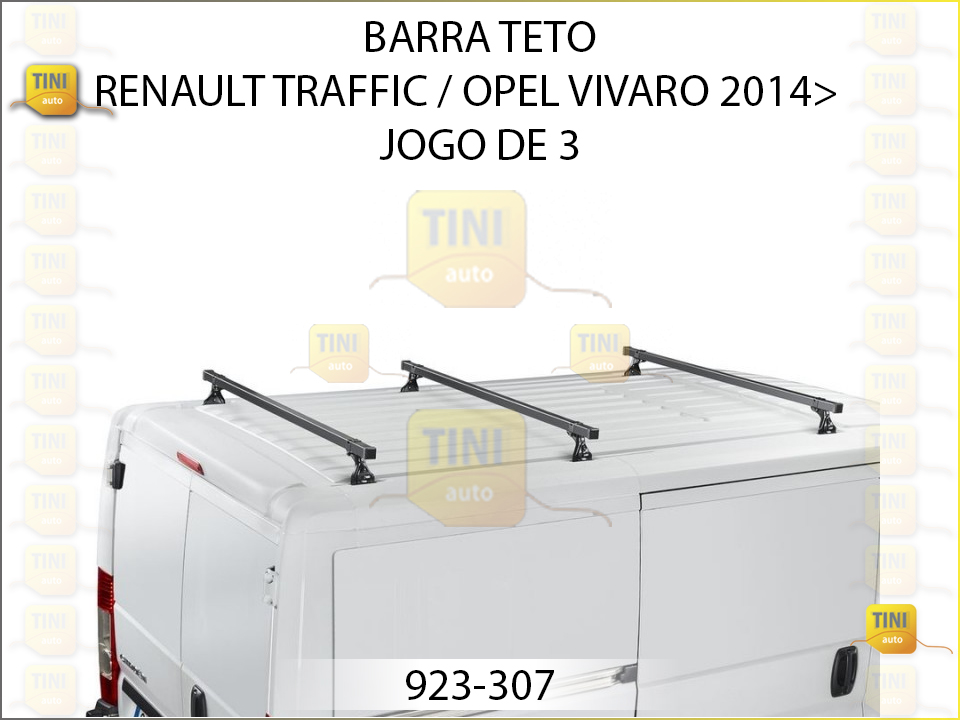 BARRAS RENAULT TRAFFIC/ OPEL VIVARO 2014> 3BARRAS