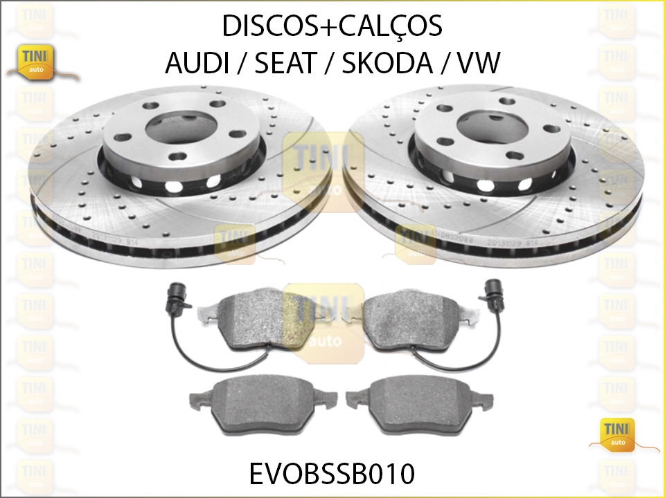 DISCOS + CALÇOS AUDI /SEAT/ SKODA VW 