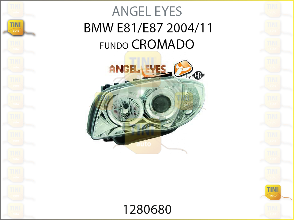 ANGEL EYES BMW E81/87 2004/11 FD.CROMADO