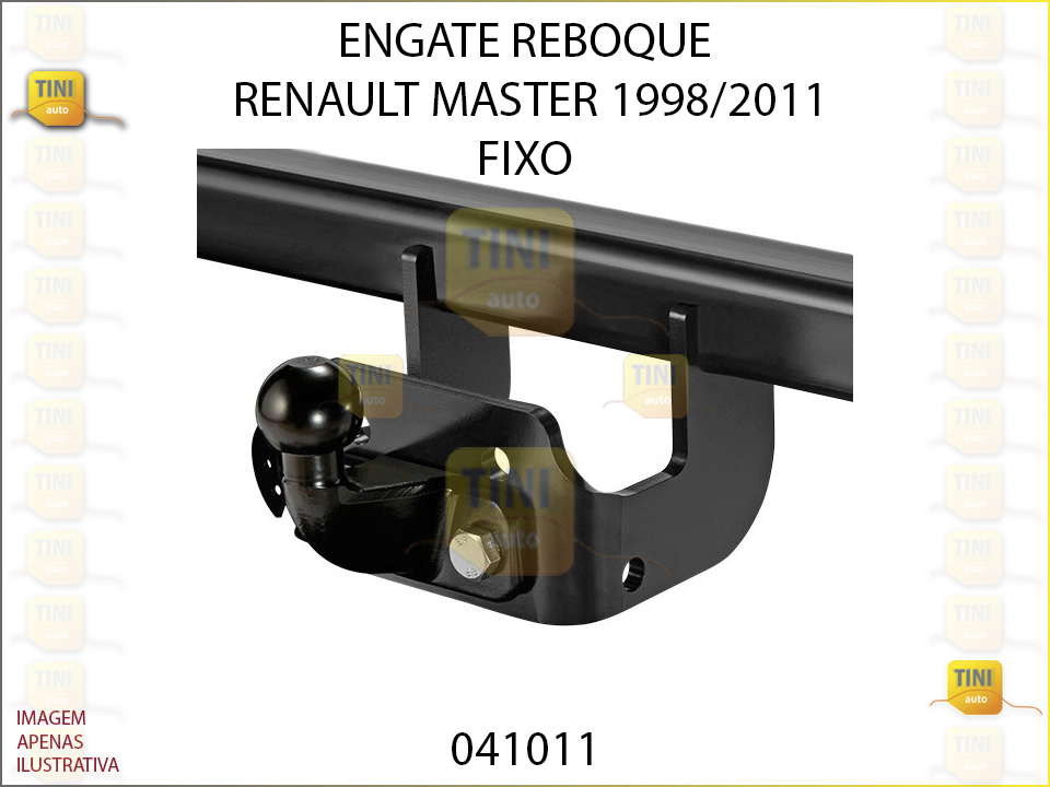 ENGATE RENAULT MASTER 1998/2011 FIXO