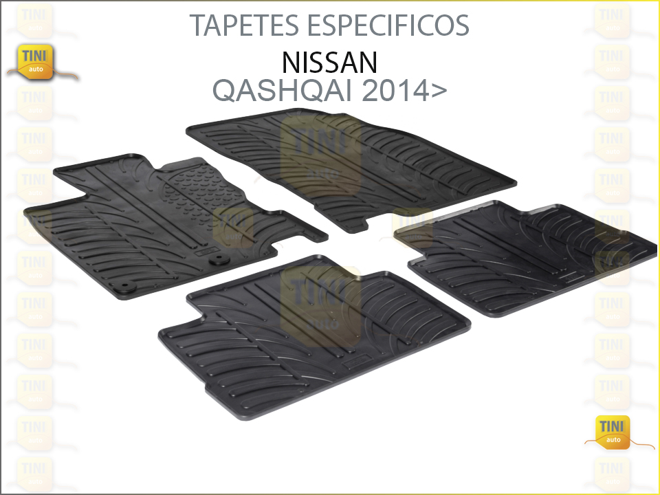 TAPETES PERSO. BORRACHA NISSAN QASHQAI 2014»