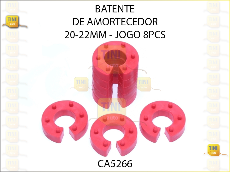 BATENTE DE AMORTECEDOR 20-22MM JG 8 PCS