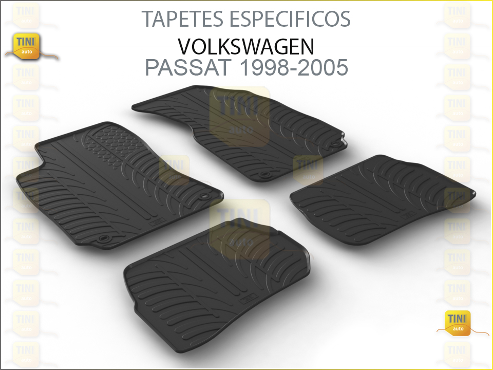 TAPETES PERSO. BORRACHA VW PASSAT 1998»2005