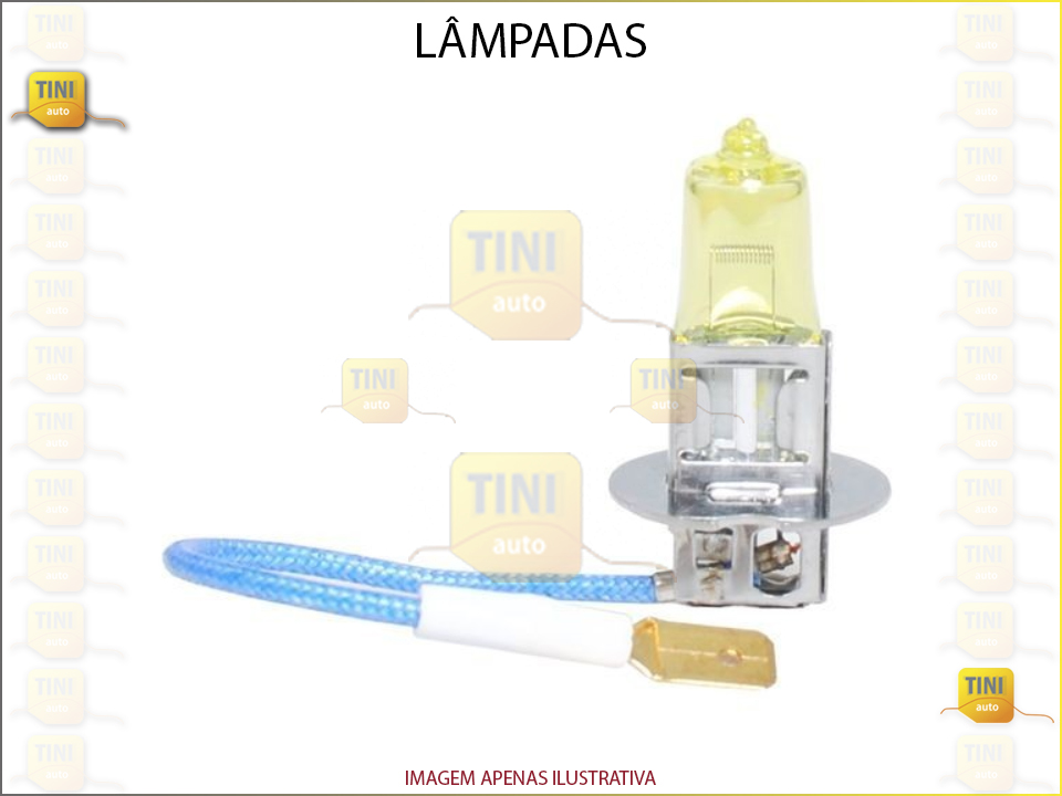 LAMPADAS H1 12V 55W AMARELA  55W JG2 +130%