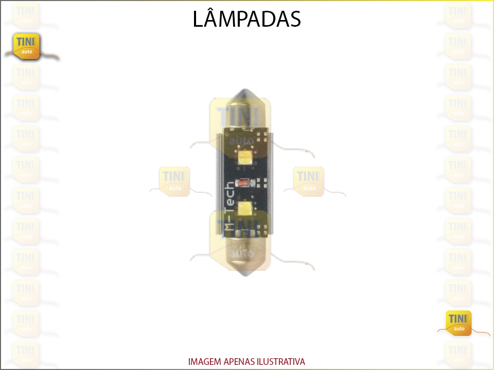 LAMPADAS TUBULARES SMD 36MM 2 HP / OSRAM