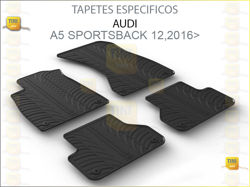 TAPETES PERSO. BORRACHA AUDI A5 SPORTBACK 2016»