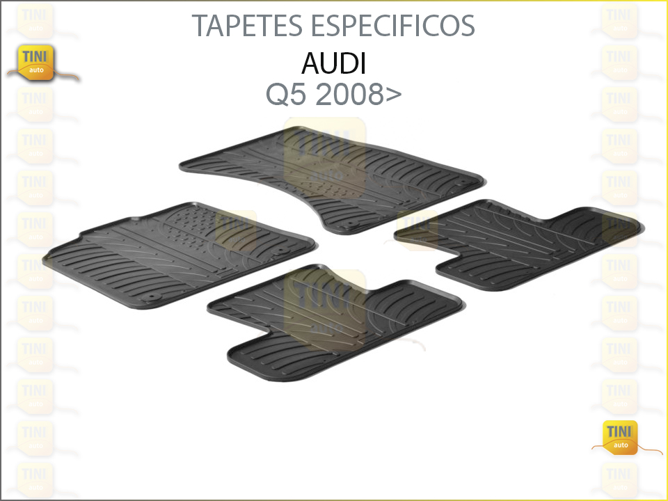 TAPETES PERSO. BORRACHA AUDI Q5 2008>