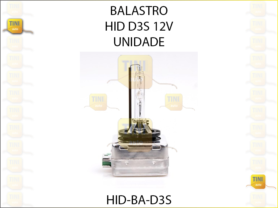 BALASTRO HID D3S 12V UNIDADE