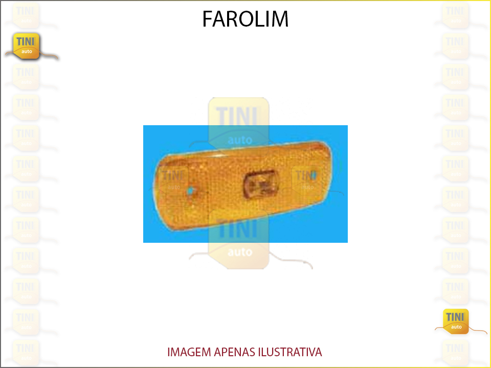 FAROLIM LED AMBAR 24V C/CABO 35CM / SIM