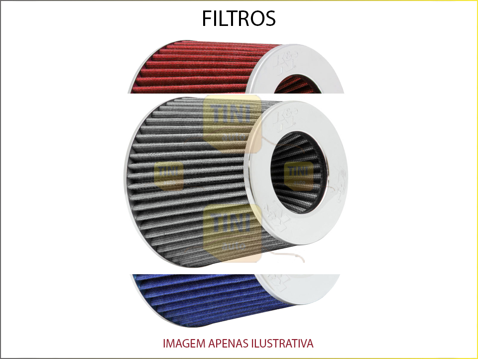 FILTRO AR K&N UNIVERSAL CONICO