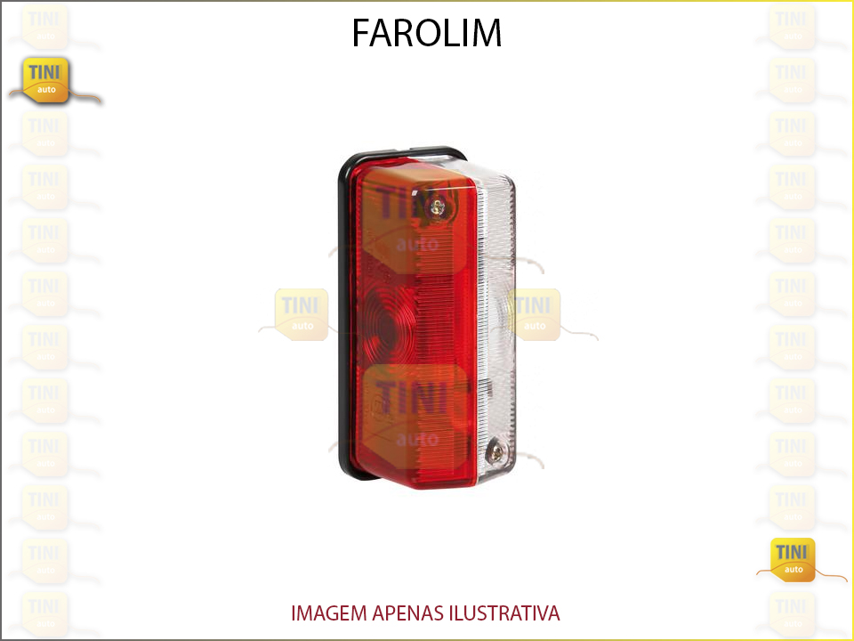 FAROLIM LAT.UNIV.SINALIZAÇÃO VERM/BR 12/24V